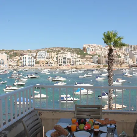 Blue Harbour: Seafront With Terrace Views Apartment St. Paul's Bay